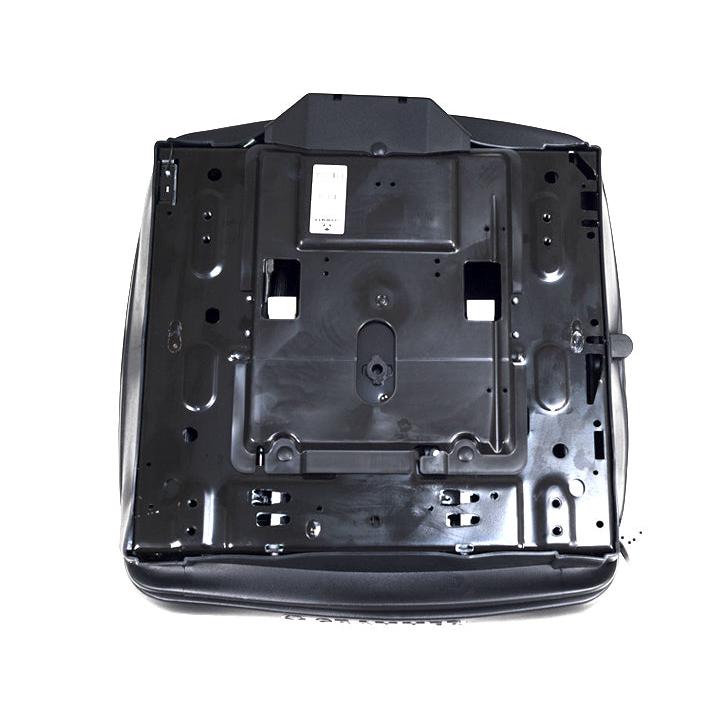 Black Grammer MSG97EL DDS heavy-duty air suspension base with 16.69-inch wide steel frame for tractor seats.