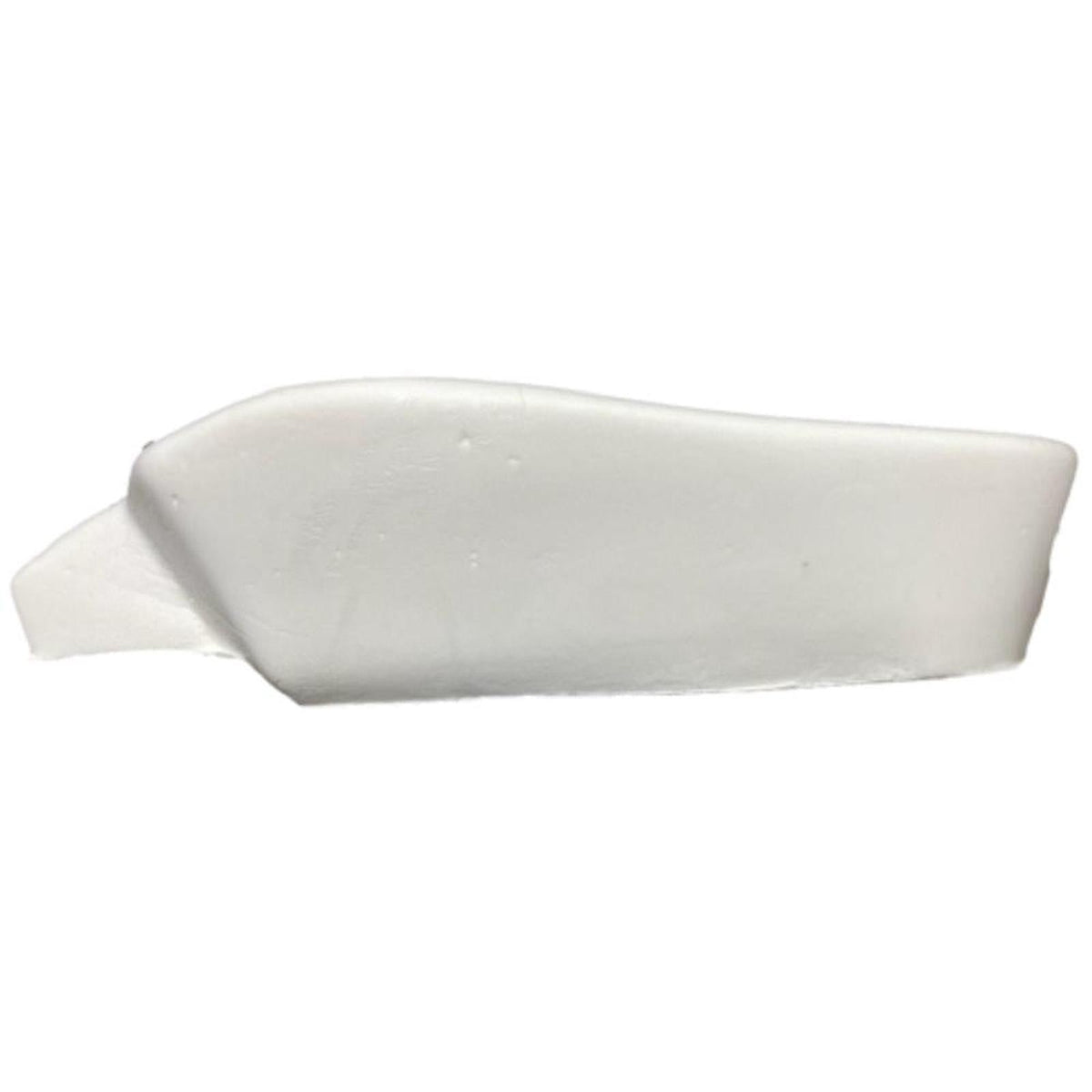 Contoured white foam replacement seat cushion for KAB T4 industrial equipment seats.