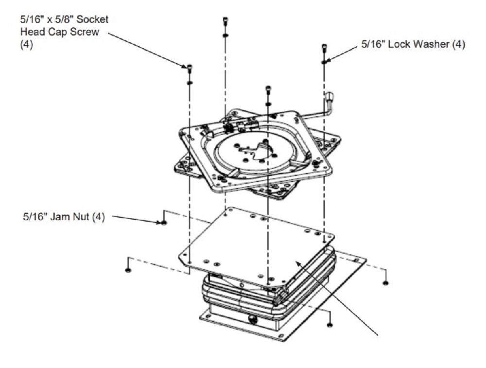 Tractor / Equipment Seat Adapter Plate