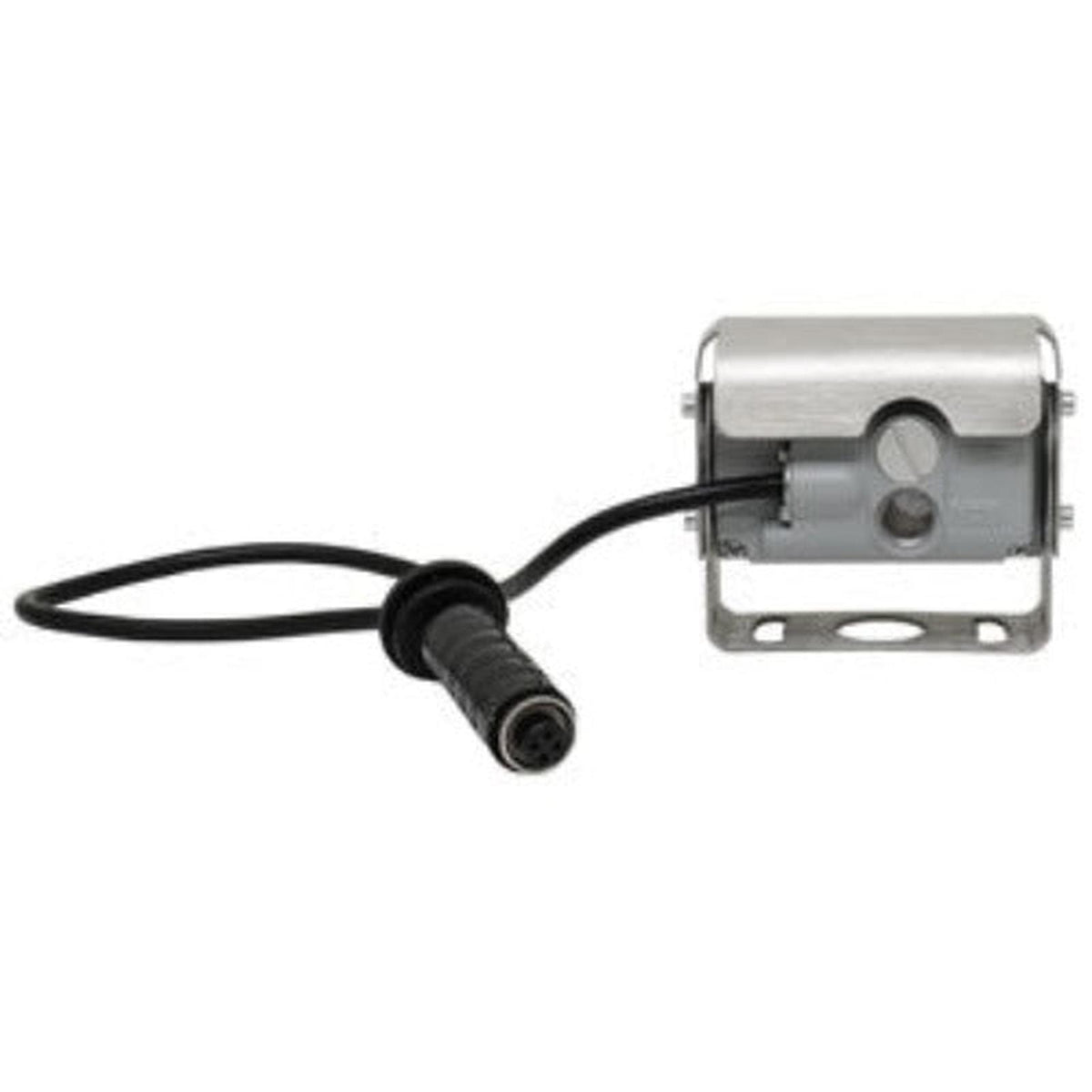 CabCAM heated HD observation camera with protective auto shutter, metal housing, and attached cable connector.