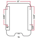 12v Heavy Duty Tractor Seat Air Suspension (Wide Base)