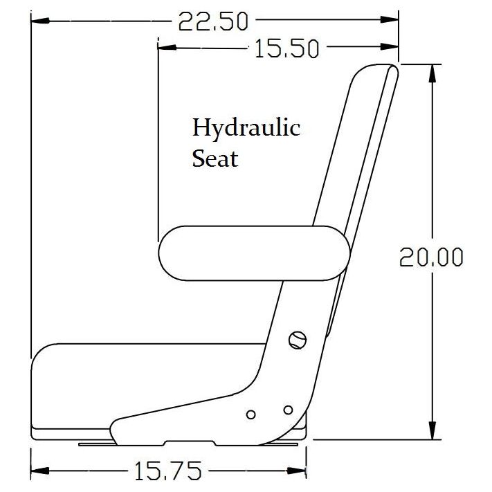 Case / International Harvester / Massey Ferguson Seat Assembly