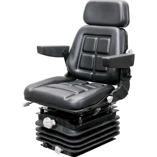 High Back Mechanical Suspension Seat w/ Swivel by Pilot