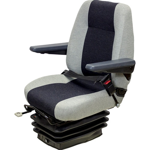 Mechanical Suspension High Back Seat w/ Armrest by KAB