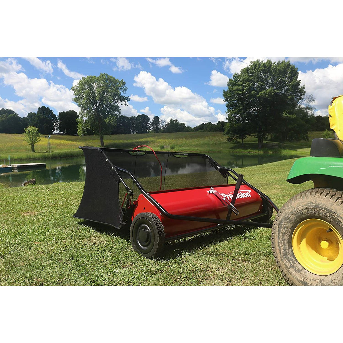 Tow Behind Lawn Sweeper / Rake 48" SeatHaus