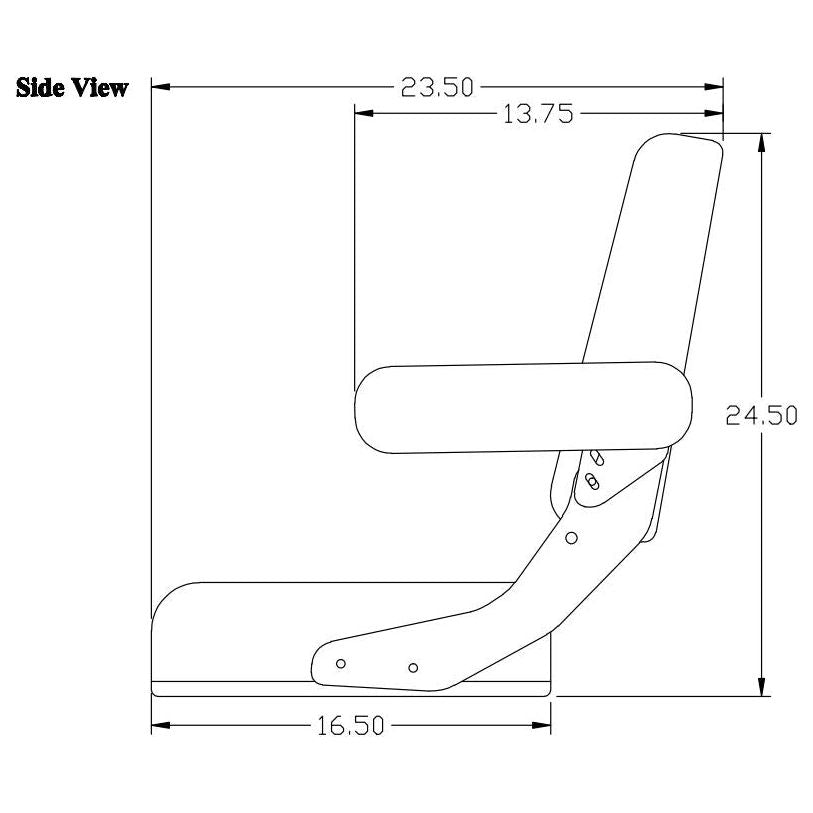 Tractor Deluxe Seat Assembly for International