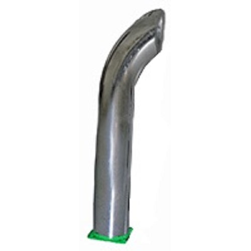 Chrome / Stainless Steel Exhaust Pipe for John Deere 24" Tall - 4" OD