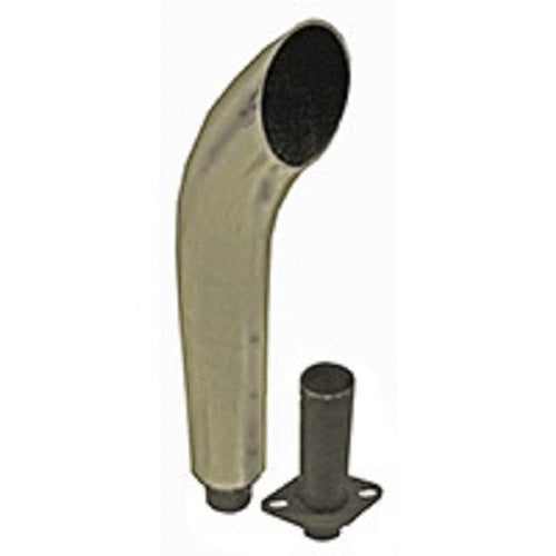Chrome Exhaust Pipe for John Deere 20" Tall 3" OD SeatHaus