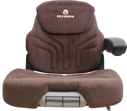 12v Fabric Air Suspension Seat with Command Arm for John Deere
