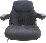 741 Fabric Seat Replacement w/ Swivel for Grammer
