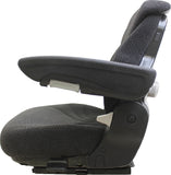 741 Fabric Seat Replacement w/ Swivel for Grammer