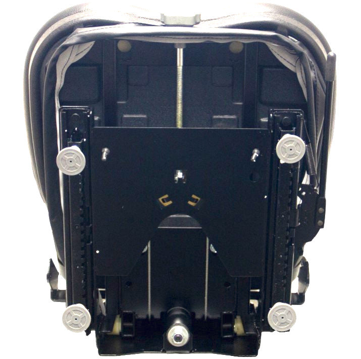 High Back Industrial Seat w/ Suspension, Slide Tracks & Armrests