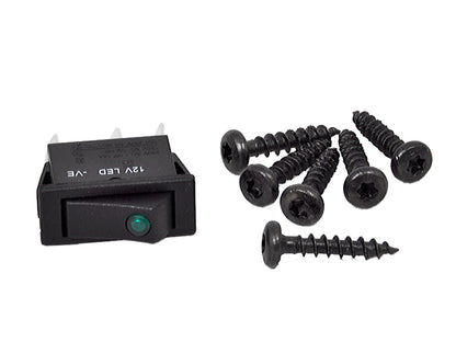 Illuminated Heater Switch Kit for Grammer 721, 731, 741