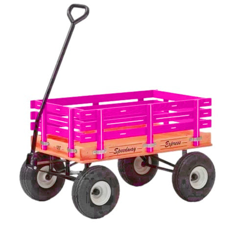 19″ x 33″ (Pink) 128 Speedway Express HD Wagon w/ Side Racks 1000 #