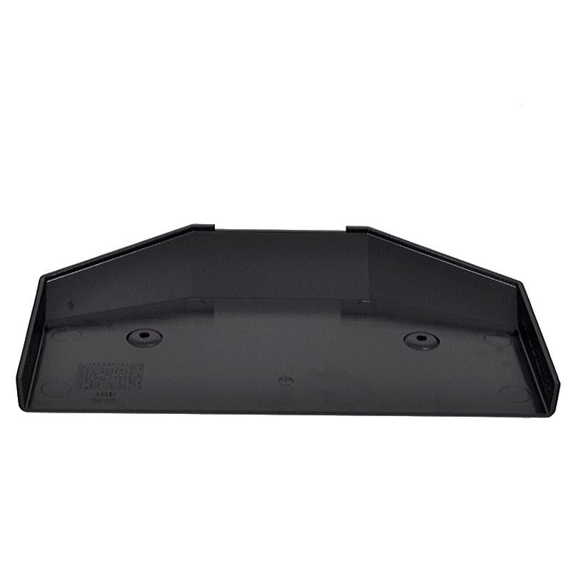 Black plastic front suspension cover for Grammer MSG95 seats with two pre-drilled mounting holes.