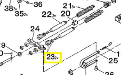 Threaded Spring Retainer Connector for Grammer DS85 / MSG85