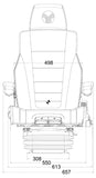 Air Suspension High Back Seat Grammer Evolution 742