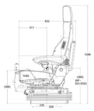 Air Suspension High Back Seat Grammer Evolution