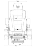 Air Suspension High Back Seat Grammer Evolution