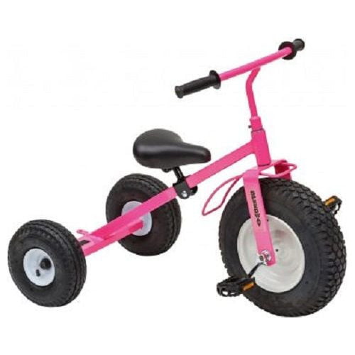 (Pink) 1500 Speedway Heavy Duty Kids Tricycle w/ Pneumatic Tires