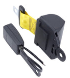 47" Retractable Hi Visibility Yellow Seat Belt Kit