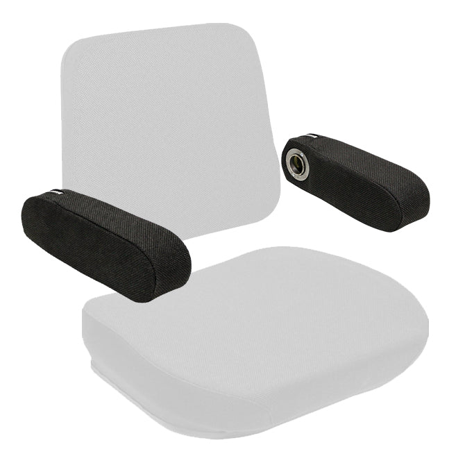 Armrest Cushion Set for Case / Duetz / IH, Massey / White / Versatile