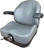 Zero Turn Mower Forklift Skid Loader Seat w/ Suspension