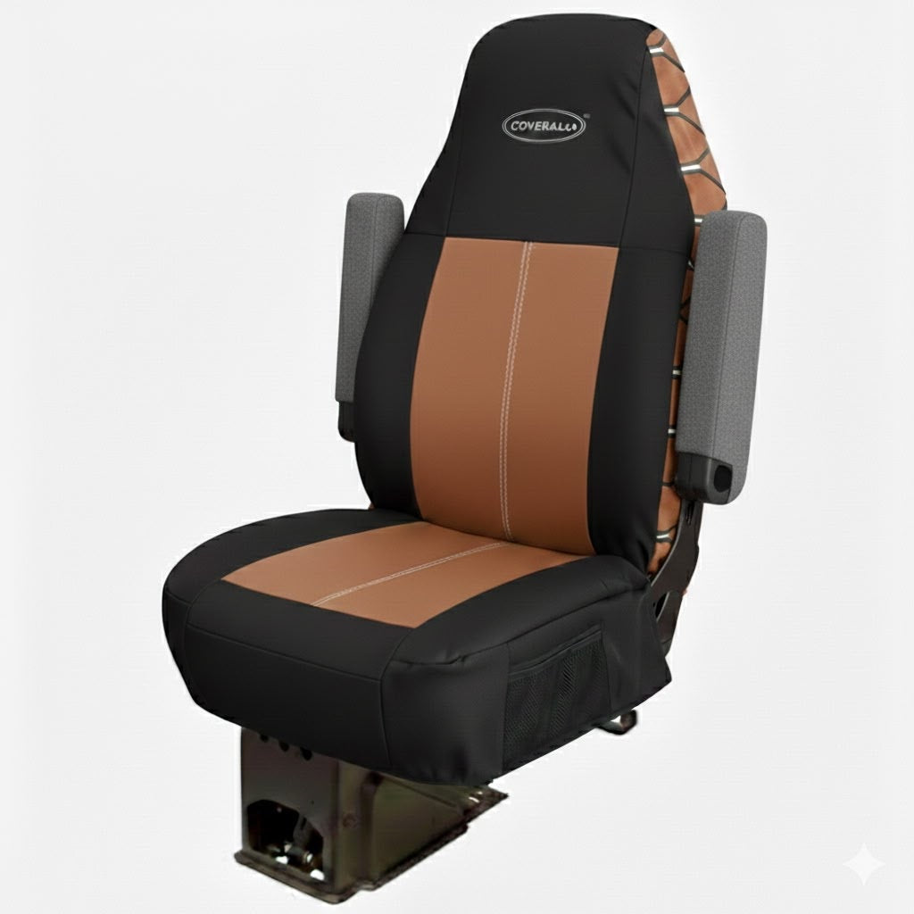 Truck / Tractor Seat Protector Coveralls Set 28" - 35" Back