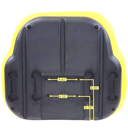 2 Piece Loader Tractor Seat Cushion Set