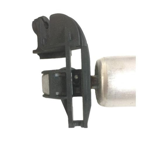 Silver metal seat damper shock absorber for Grammer MSG115 seats with a black plastic mounting bracket.