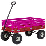 22″ x 40″ (Red) 520 Speedway Express POLY Garden Wagon w/ Side Racks 1000 #