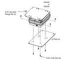 Tractor Seat Adapter Plate for John Deere