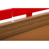 24″ x 58″ (Red) 860 Speedway Express HD Wagon w/ Side Racks 1200 #