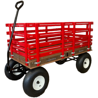 24″ x 48″ (Pink) 620 Speedway Express POLY Garden Wagon w/ Brakes 1200 #