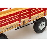 24″ x 48″ (Red) 620 Speedway Express POLY Garden Wagon w/ Brakes 1200 #