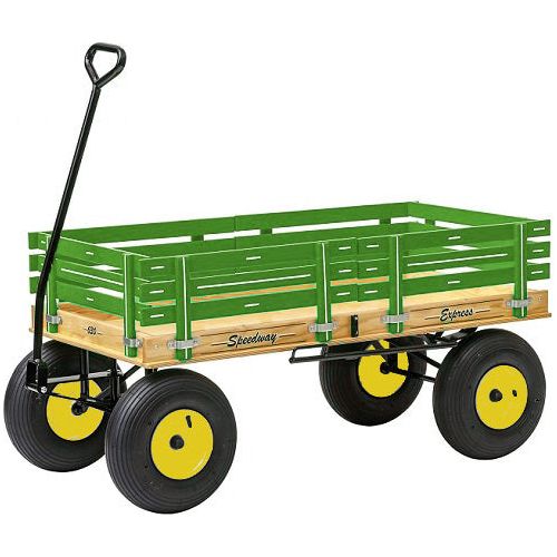 24″ x 48″ (Red) 630 Speedway Express HD Wagon w/ Brakes 1200 #