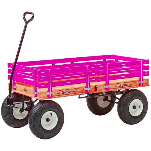 24″ x 48″ (Pink) 630 Speedway Express HD Wagon w/ Brakes 1200 #