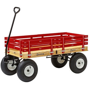 24″ x 48″ (Red) 630 Speedway Express HD Wagon w/ Brakes 1200 #