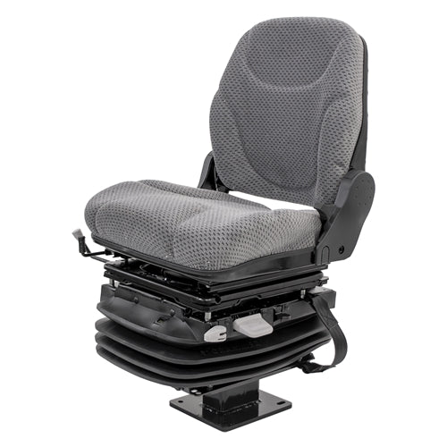 12v Air Suspension Backhoe Seat w/ Pedestal
