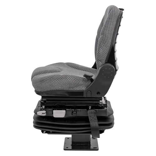 12v Air Suspension Backhoe Seat w/ Pedestal