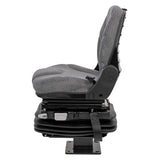 12v Air Suspension Backhoe Seat w/ Pedestal