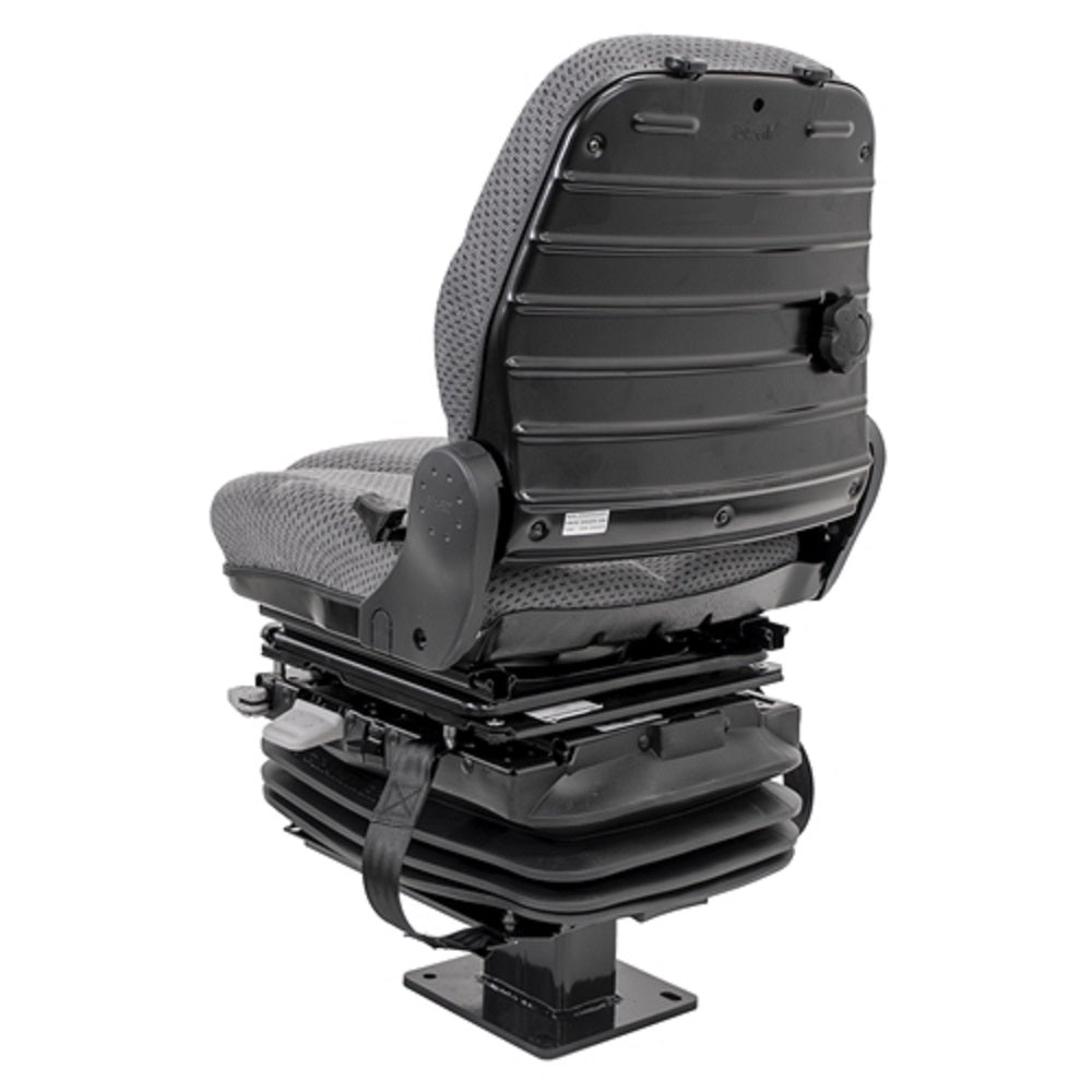 12v Air Suspension Backhoe Seat w/ Pedestal