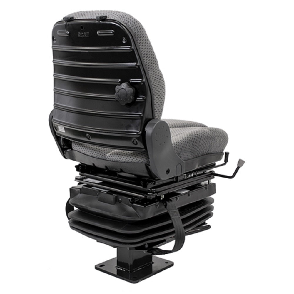 12v Air Suspension Backhoe Seat w/ Pedestal