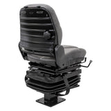 12v Air Suspension Backhoe Seat w/ Pedestal