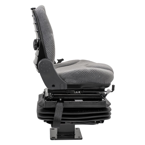 12v Air Suspension Backhoe Seat w/ Pedestal