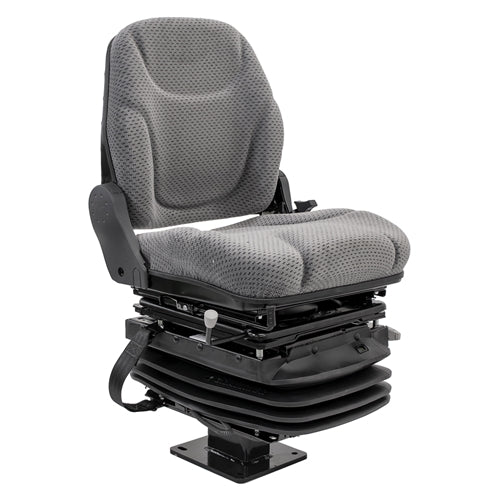 12v Air Suspension Backhoe Seat w/ Pedestal