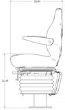 Seat Assembly for John Deere Backhoe