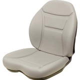 Black Seat Cushion Assembly for Milsco Seats