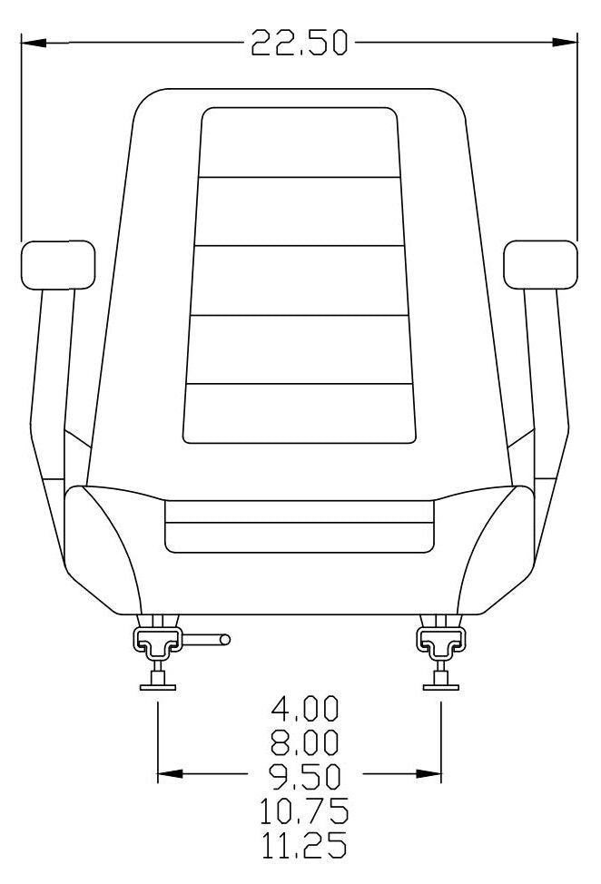 Tractor Seat for Lifts, Mowers, Cranes