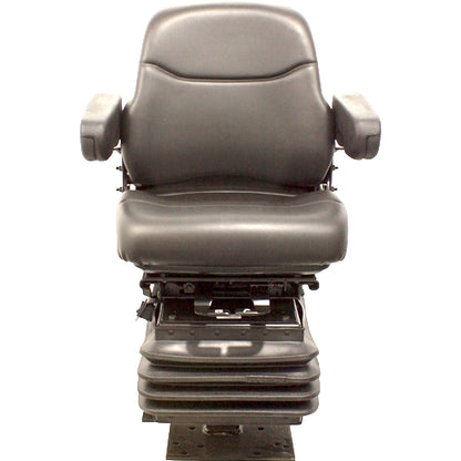 12v Heavy Duty Backhoe / Loader Seat w/ Pedestal & Air Suspension